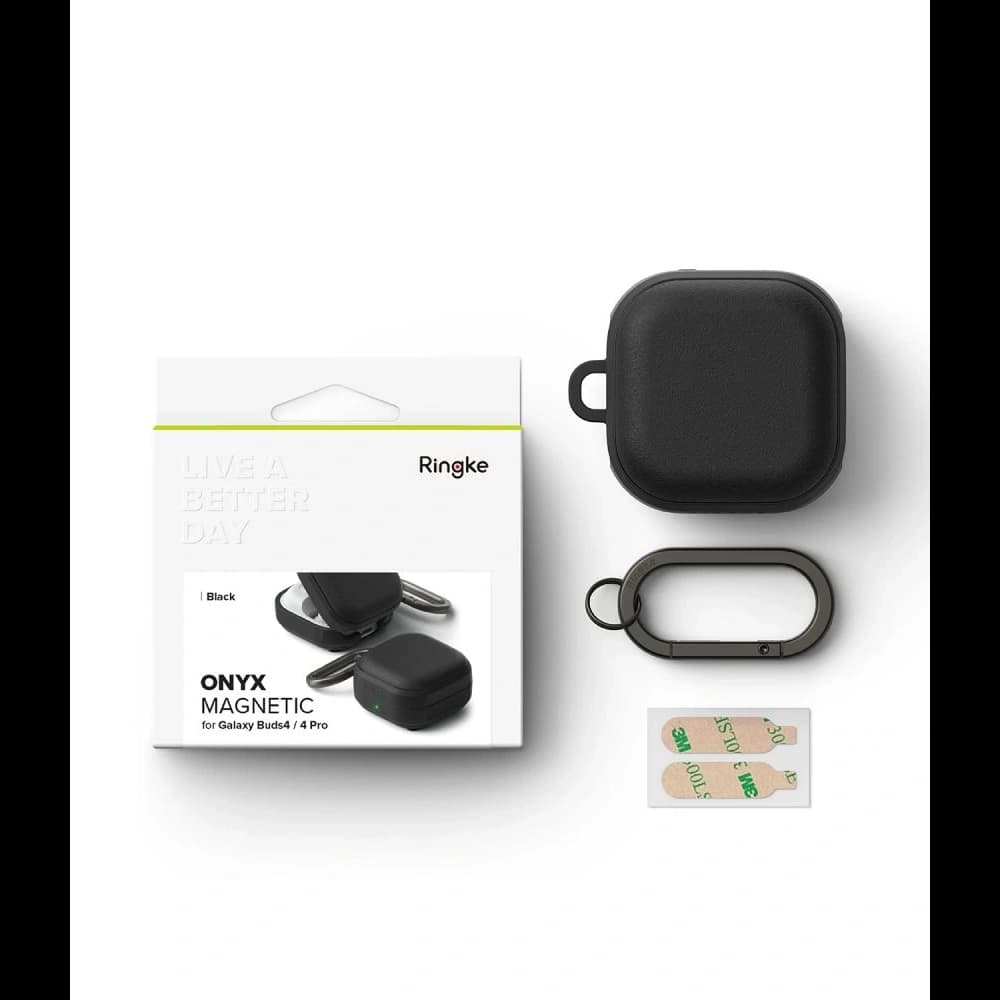 Etui Ringke Onyx Magnetic MagSafe do Samsung Galaxy Buds 4 / 4 Pro Black - 6