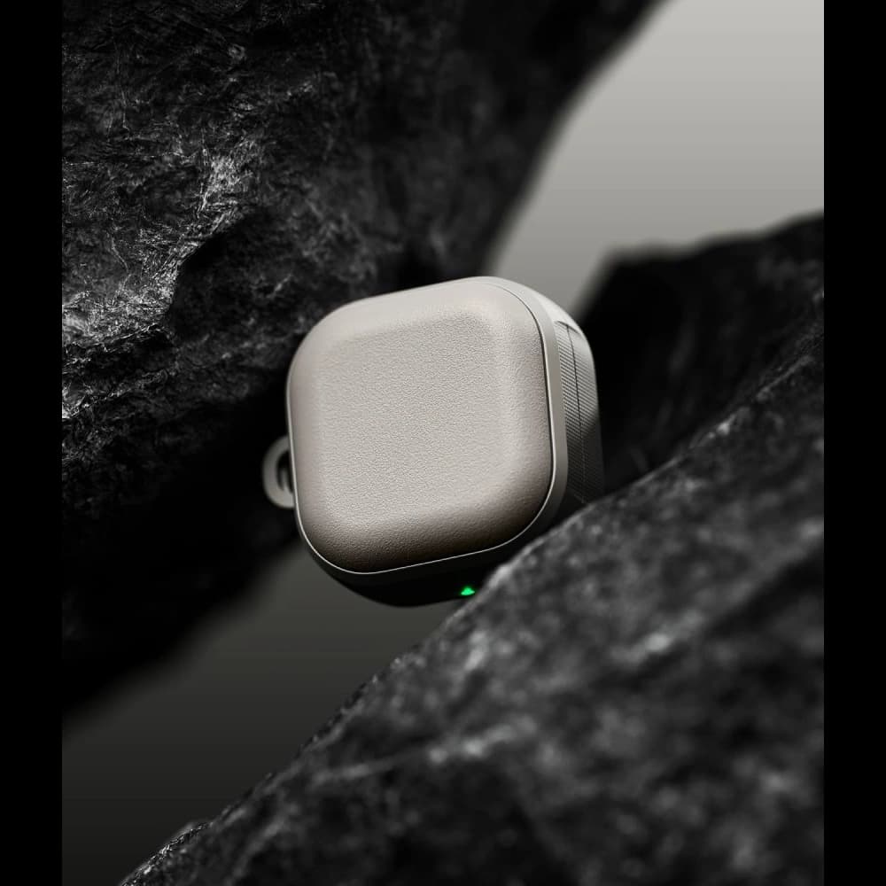 Etui Ringke Onyx Magnetic MagSafe do Samsung Galaxy Buds 4 / 4 Pro Warm Grey - 4