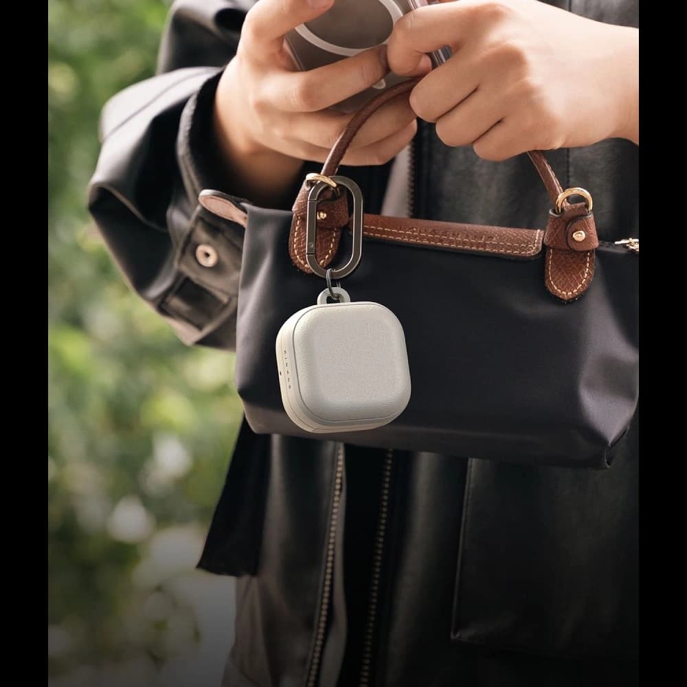 Etui Ringke Onyx Magnetic MagSafe do Samsung Galaxy Buds 4 / 4 Pro Warm Grey - 5