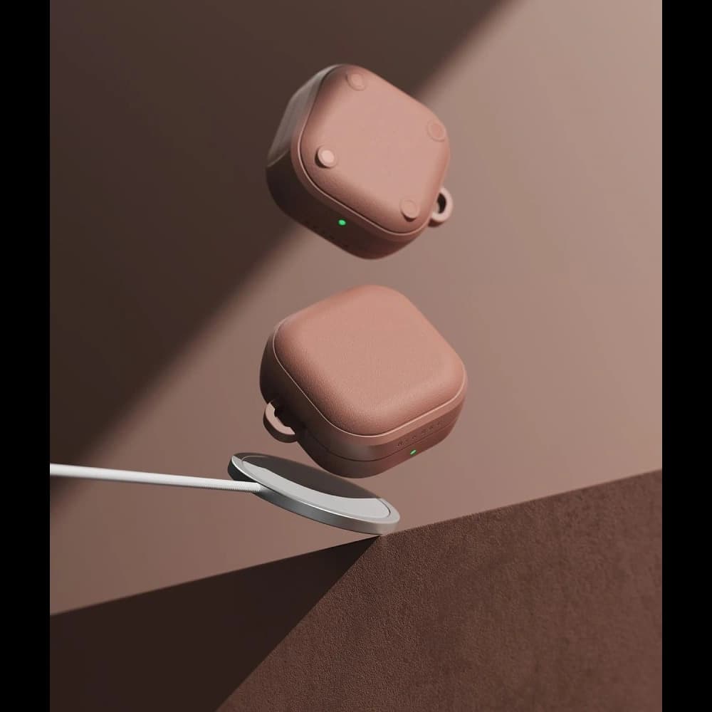 Etui Ringke Onyx Magnetic MagSafe do Samsung Galaxy Buds 4 / 4 Pro Constant Coral - 3