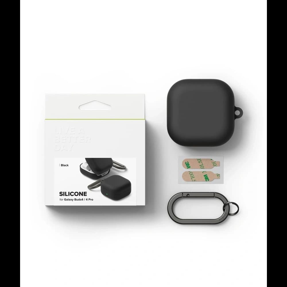 Etui Ringke Silicone do Samsung Galaxy Buds 4 / 4 Pro Black - 6