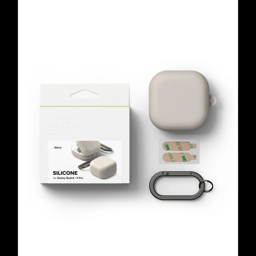 Ringke Silicone Samsung Galaxy Buds 4 / 4 Pro Stone - 6