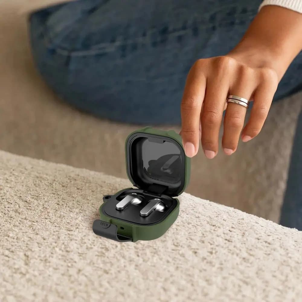 Tech-Protect Slim Hook Samsung Galaxy Buds 4 / 4 Pro Olive Green - 9