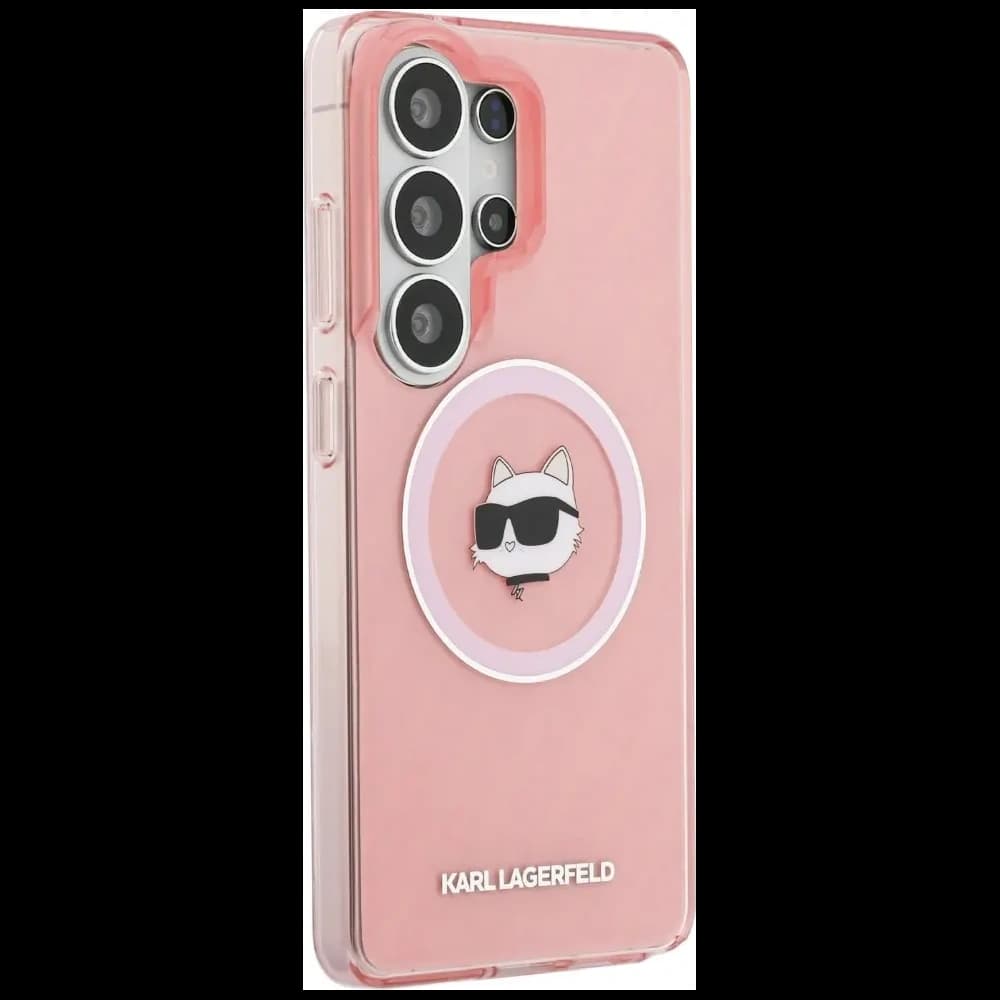 Karl Lagerfeld IML Repeated Choupette MagSafe Samsung Galaxy S26 Ultra roz
 - 4