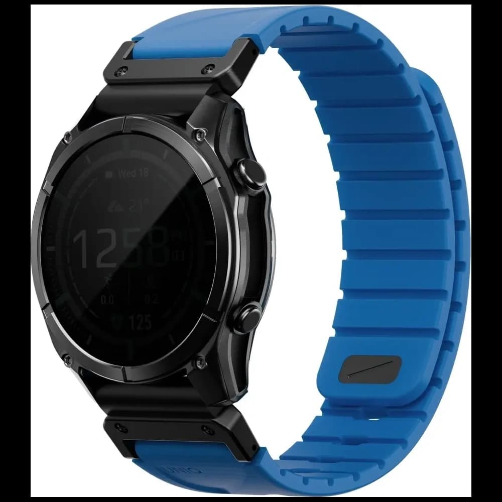 Curea UNIQ Fluo pentru Garmin 22mm albastră
 - 2
