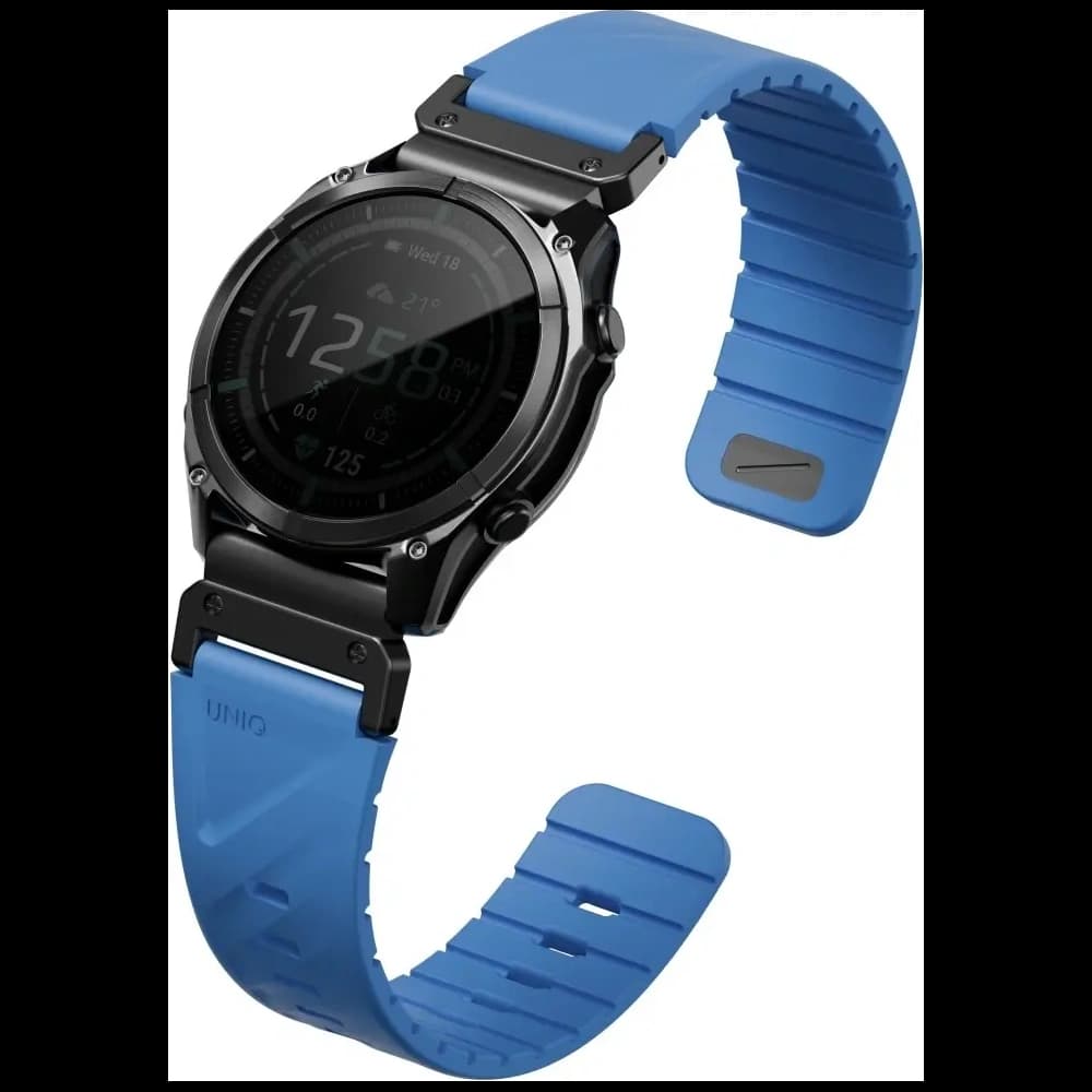 Curea UNIQ Fluo pentru Garmin 22mm albastră
 - 4
