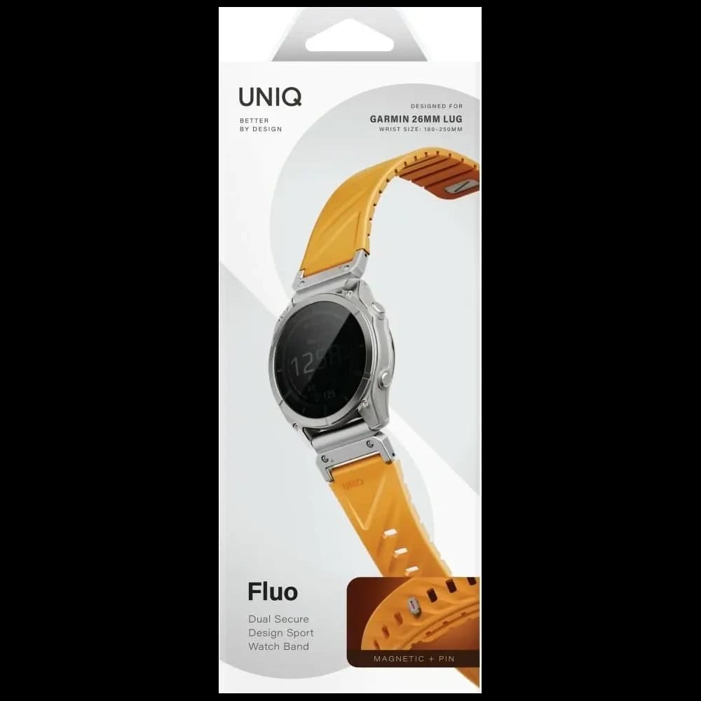 UNIQ Fluo pánt Garmin 26mm narancssárga
 - 6