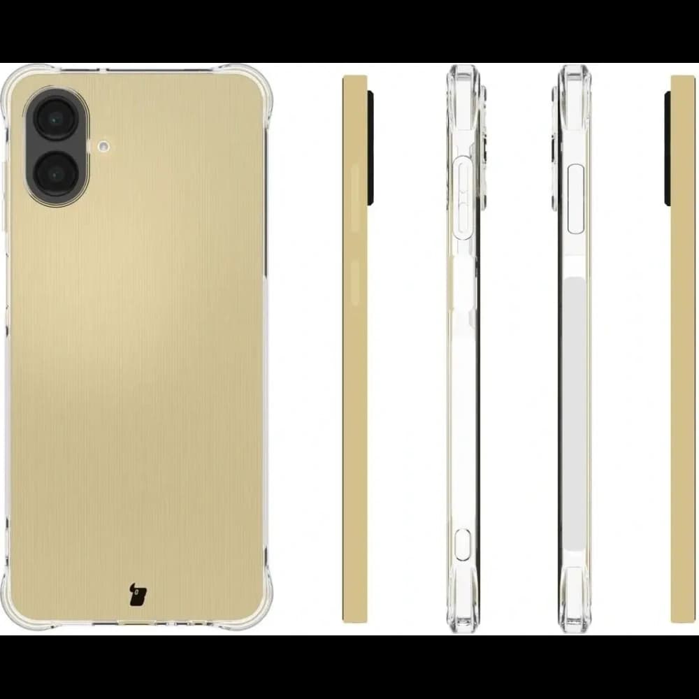 Elastyczne etui + 2x szkło hartowane Bizon Case Clear Pack do Samsung Galaxy A07 4G - 4