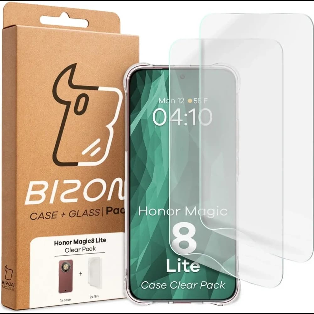 Bizon Case Clear Pack Honor Magic8 Lite 
 - 9