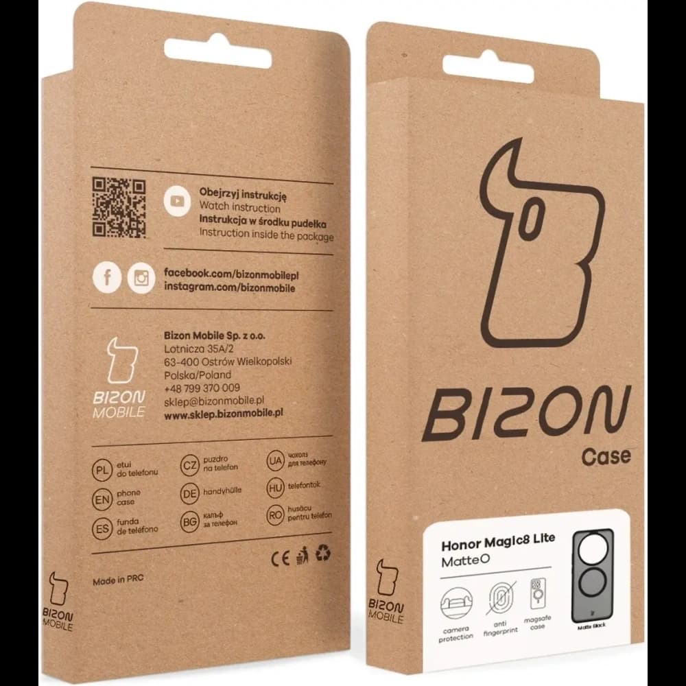 Bizon MatteO Magnetic Pack Honor Magic8 Lite smoky black - 9