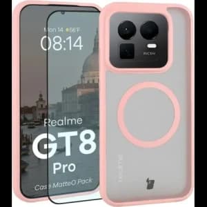Bizon MatteO Magnetic Pack Realme GT 8 Pro smoky light pink
