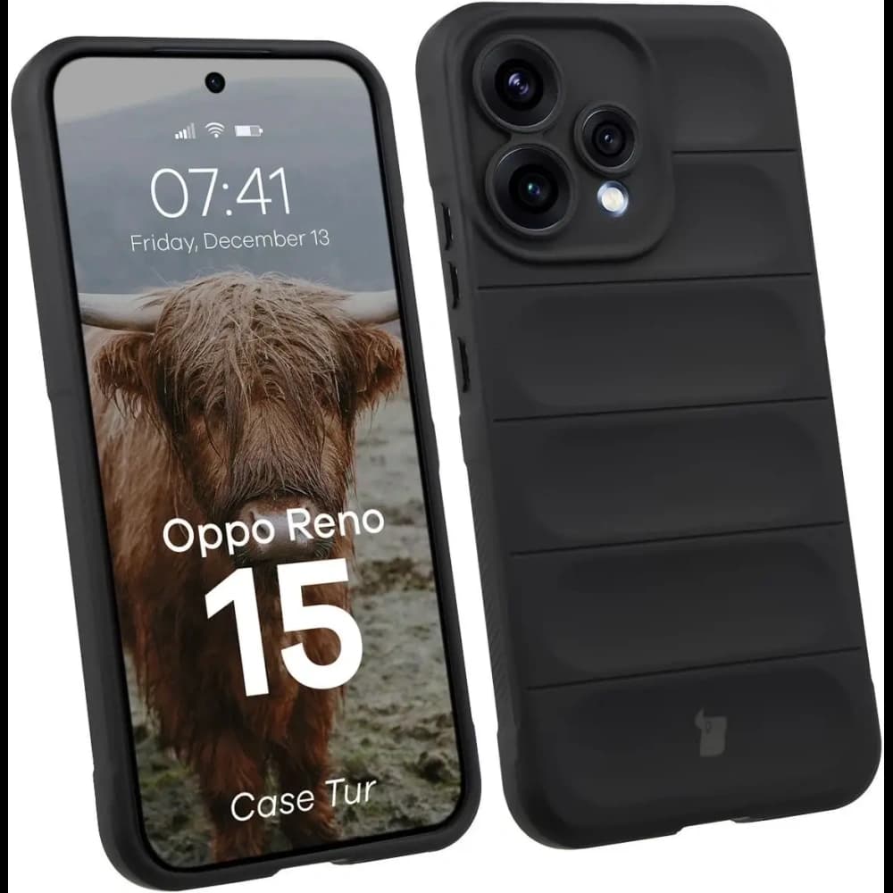 Bizon Case Tur Oppo Reno 15 fekete 
 - 1