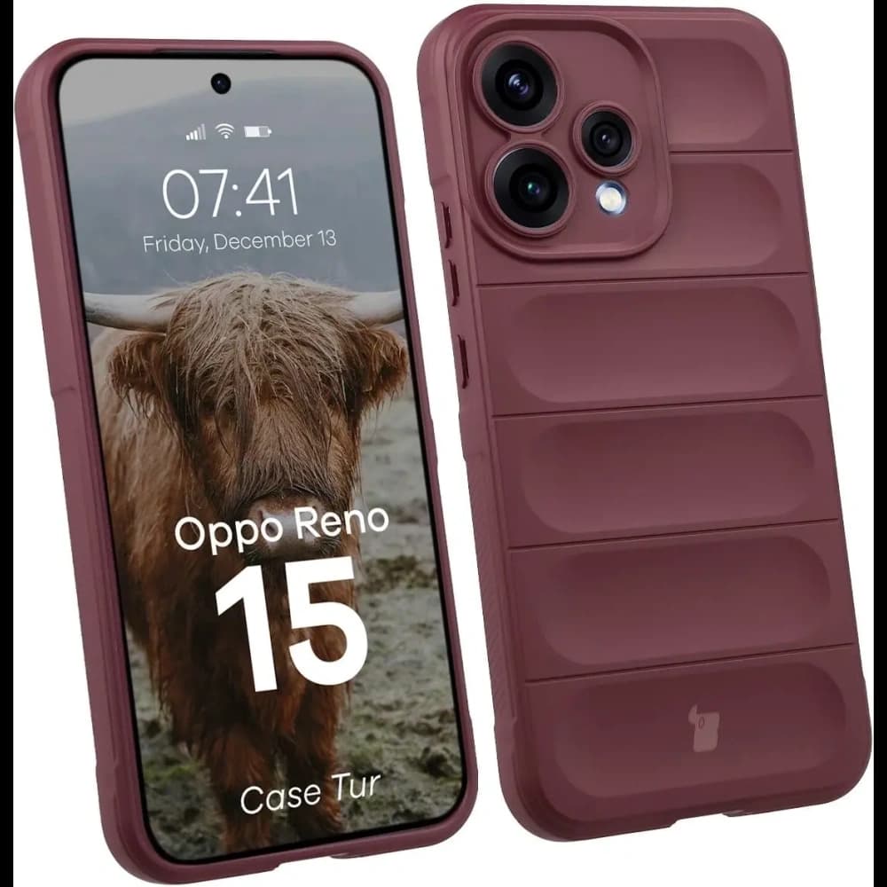 Bizon Case Tur Oppo Reno 15 bordó 
 - 1