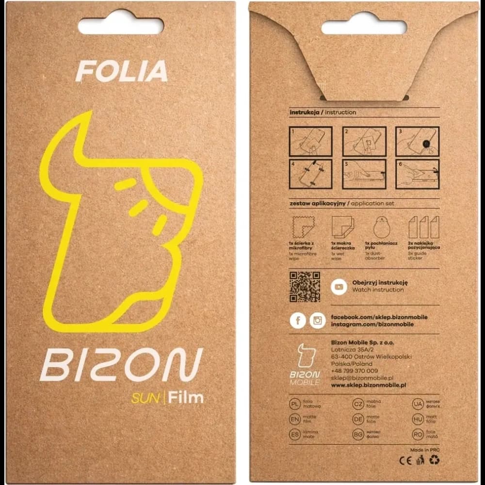 Bizon Glass Film Sun Motorola Edge 60 Neo
 - 6