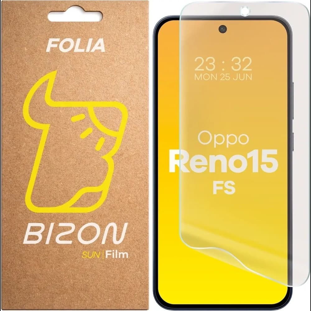 Folia matowa Bizon Glass Film Sun do Oppo Reno 15 FS - 1