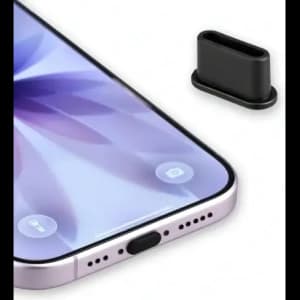 Bizon Accessories Dust Plug for devices with a Type C charging port black