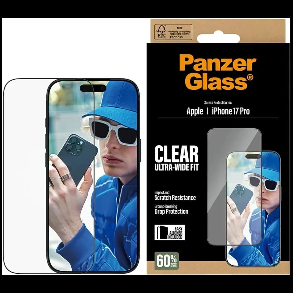 PanzerGlass Ultra-Wide Fit EasyAligner Apple iPhone 17 Pro - 1