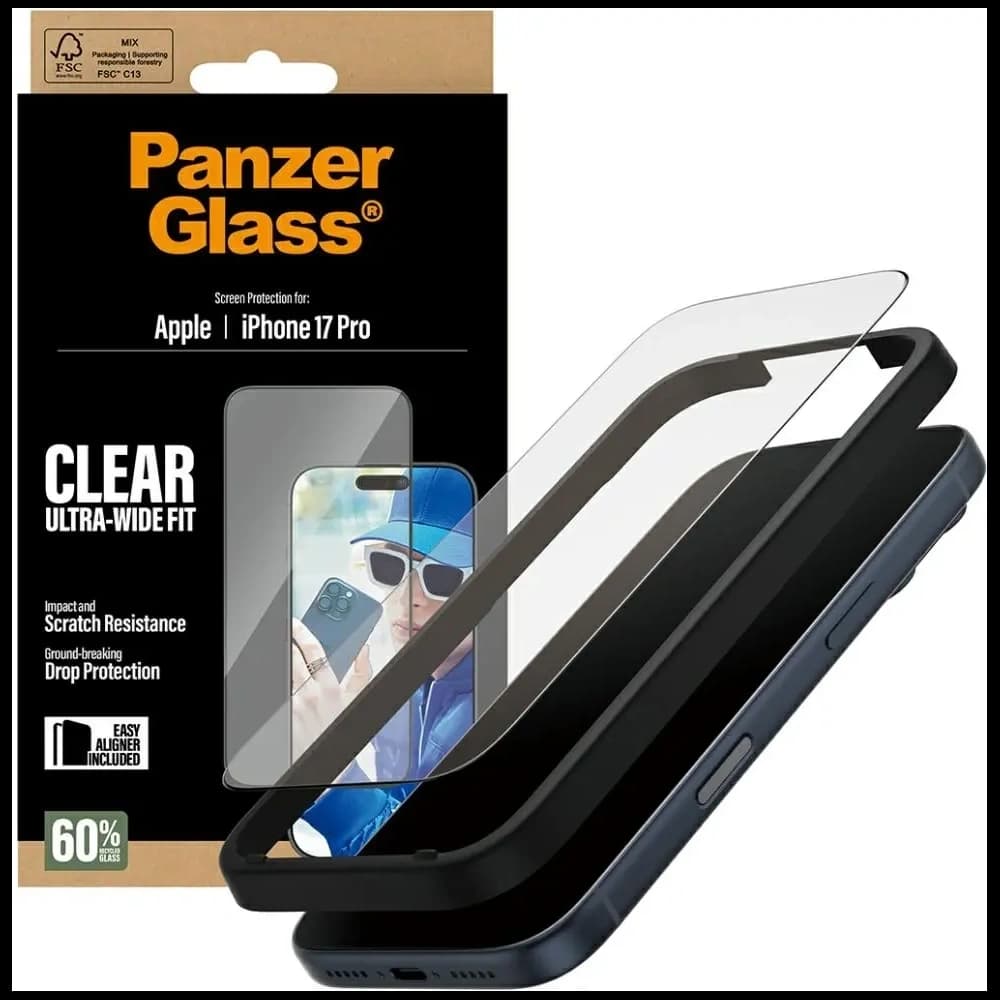 PanzerGlass Ultra-Wide Fit EasyAligner Apple iPhone 17 Pro - 4