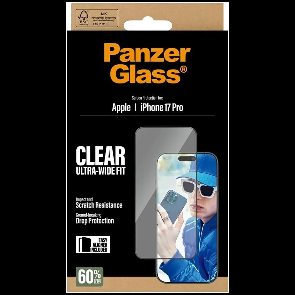 PanzerGlass Ultra-Wide Fit EasyAligner Apple iPhone 17 Pro - 5
