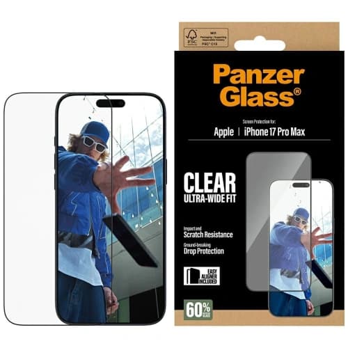 PanzerGlass Ultra-Wide Fit EasyAligner Apple iPhone 17 Pro Max
