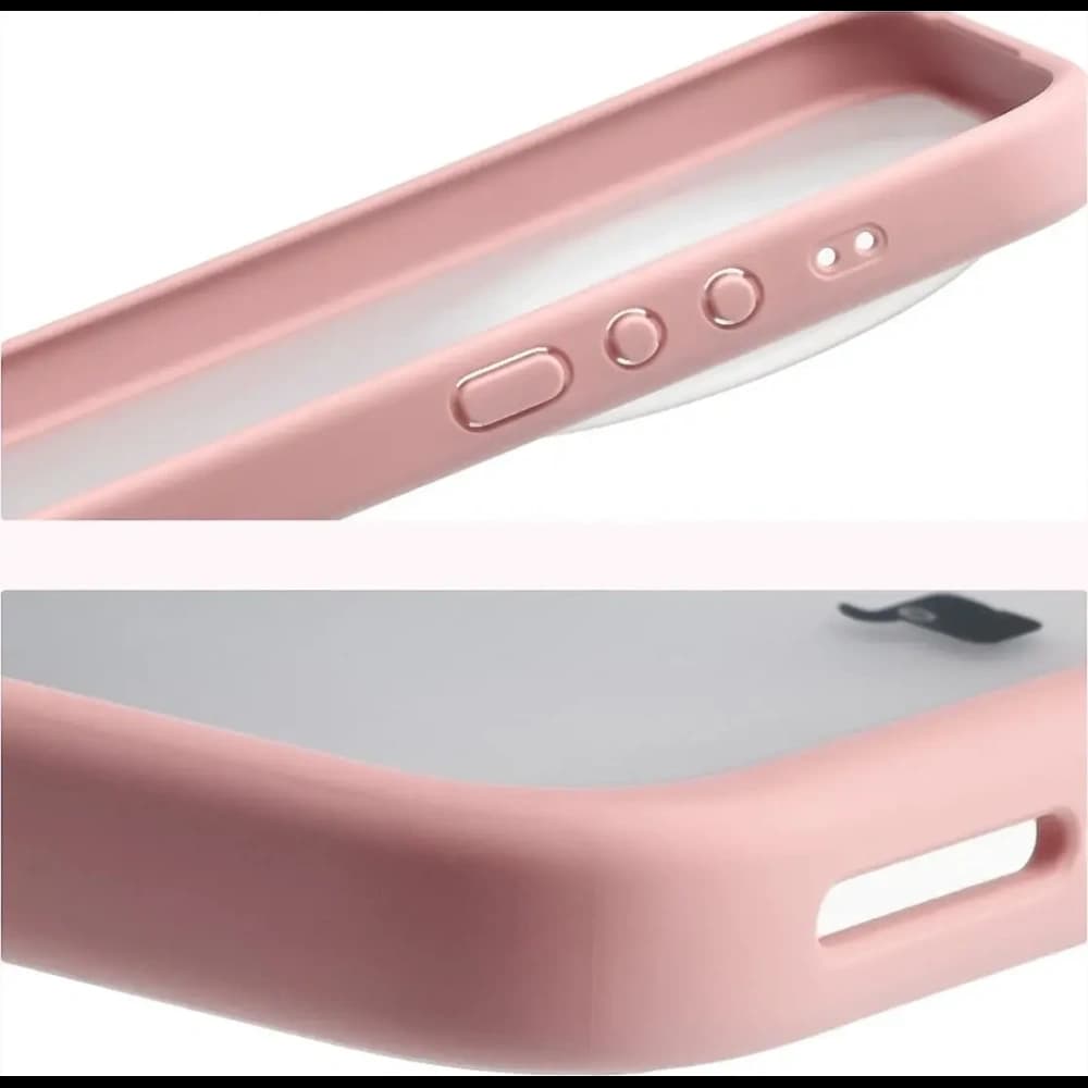 Bizon Case Angelo Xiaomi 17 Ultra semi-transparent with a light pink frame - 4