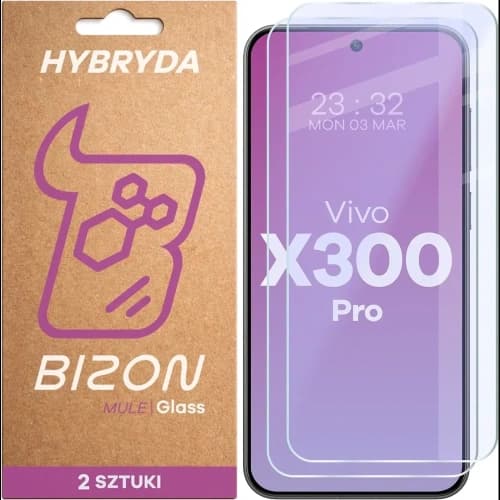 Bizon Glass Mule Duo Vivo X300 Pro [2 PACK]