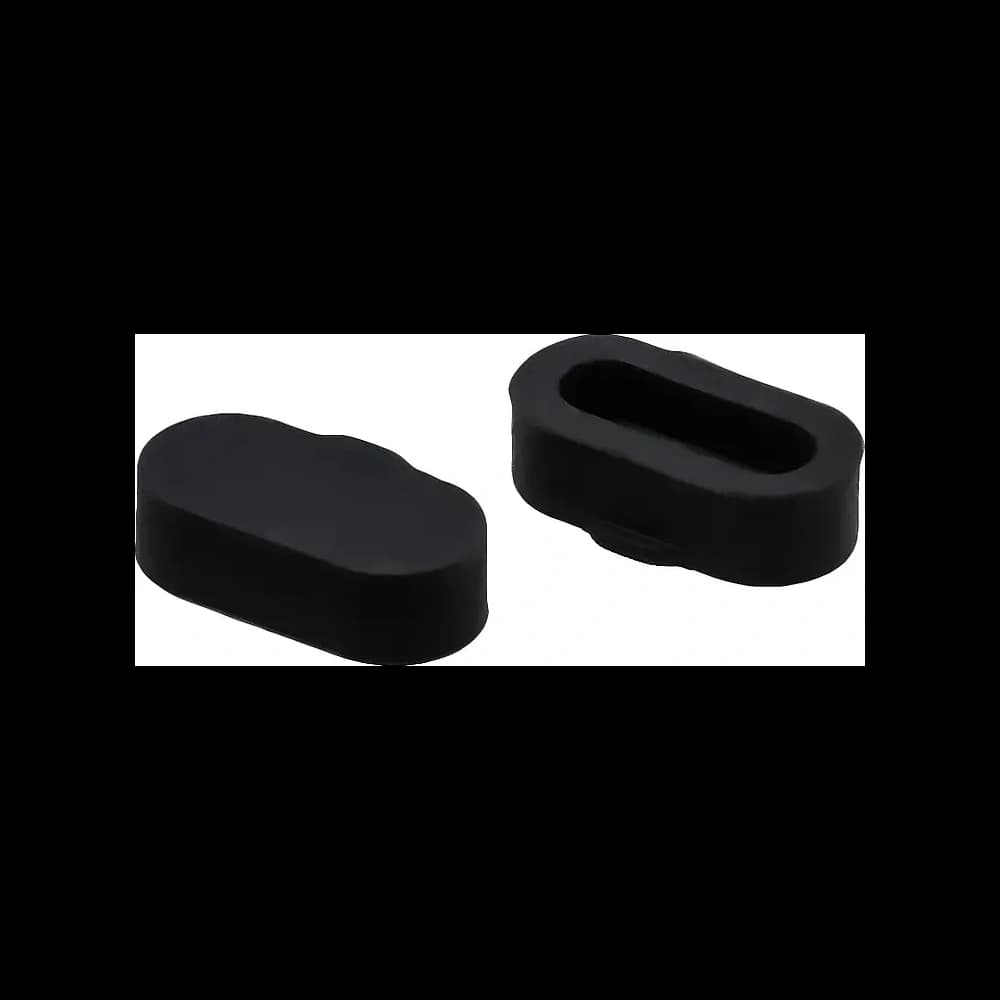 Bizon Accessories Dust Plug for Garmin watches black charging port plug - 3