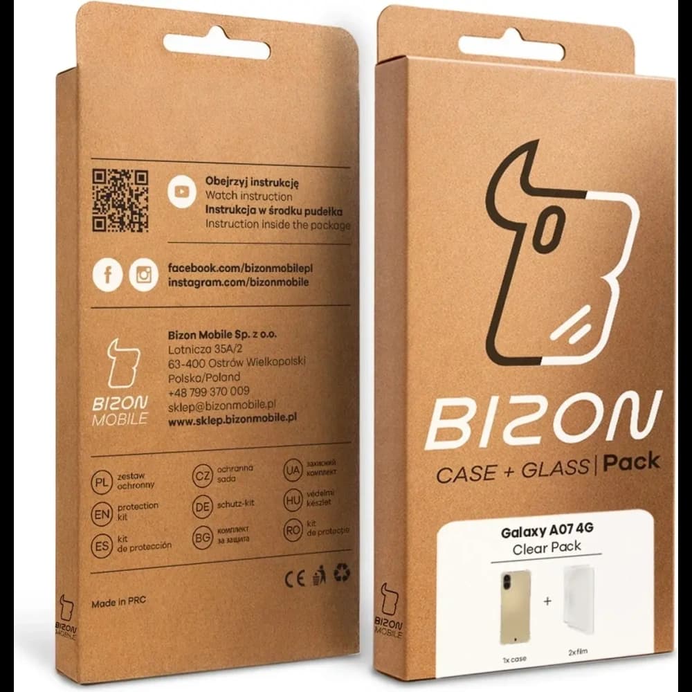Bizon Case Clear Pack Samsung Galaxy A07 4G - 10