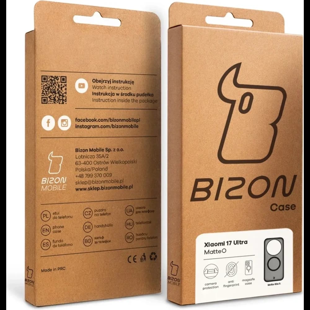 Bizon Case MatteO Magnetic Xiaomi 17 Ultra smoky black - 8