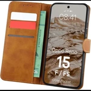 Bizon Case Pocket Oppo Reno 15 F / FS brown