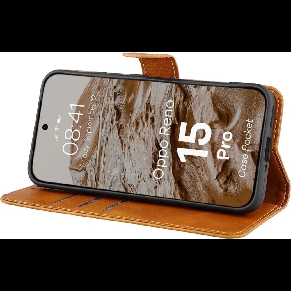 Bizon Case Pocket Oppo Reno 15 Pro brown - 5