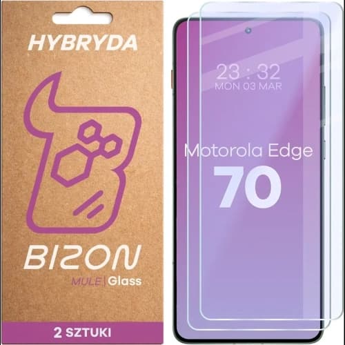Bizon Glass Mule Duo Motorola Edge 70 [2 PACK]