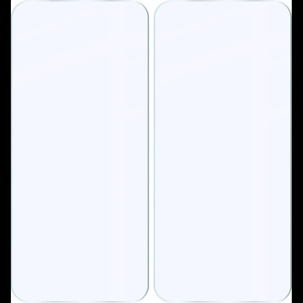 Elastyczne szkło hybrydowe Bizon Glass Mule Duo do Oppo Reno 14 [2 PACK] - 4