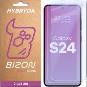 Bizon Glass Mule Duo Samsung Galaxy S24 [2 PACK]
