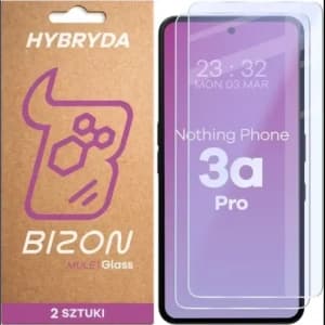Bizon Glass Mule Duo Nothing Phone (3a) Pro [2 PACK]
