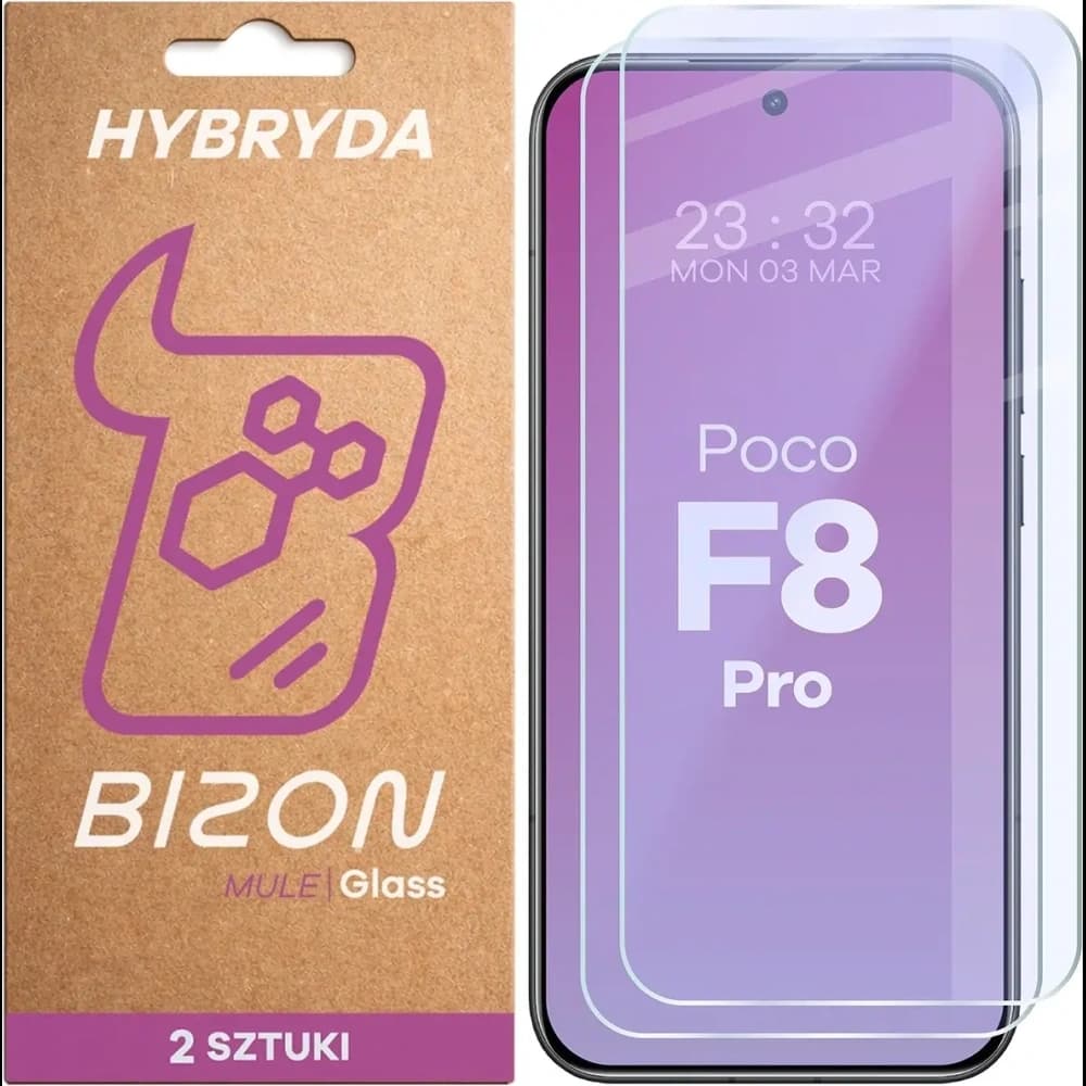 Bizon Glass Mule Duo Xiaomi POCO F7 Pro [2 PACK]
 - 1