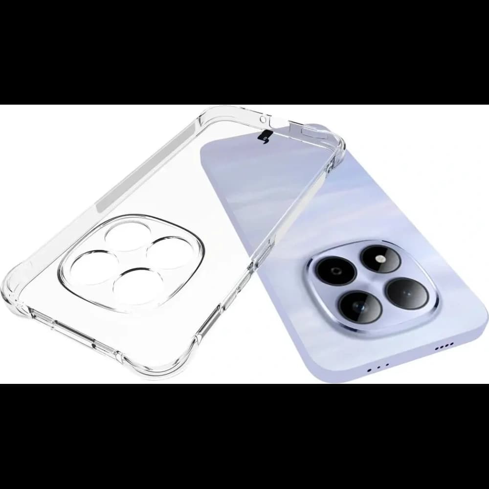 Elastyczne etui + 2x folia na ekran Bizon Case Clear Pack do Xiaomi Redmi Note 15 Pro 5G - 5