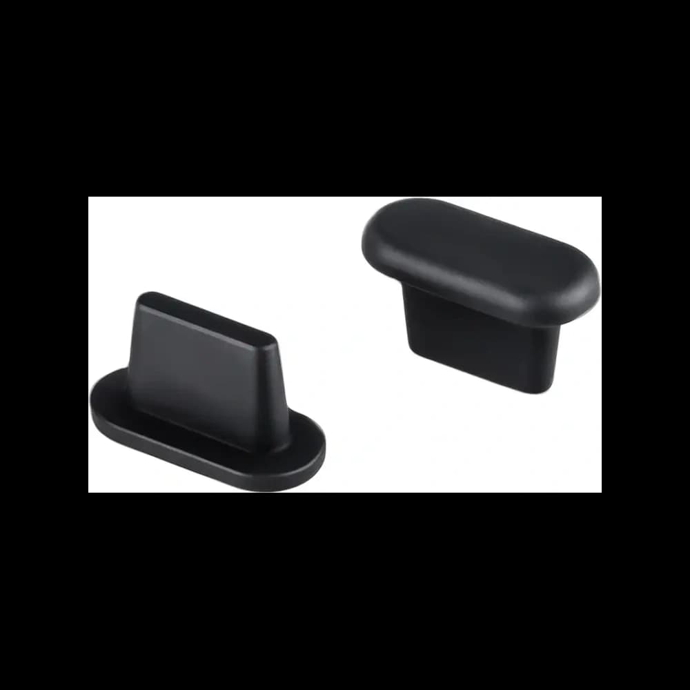 Bizon Accessories Dust Plug for Lightning Port Devices black [3 PACK] - 3