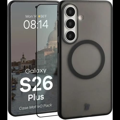 Bizon MatteO Magnetic Pack Samsung Galaxy S26+ Plus smoky black
