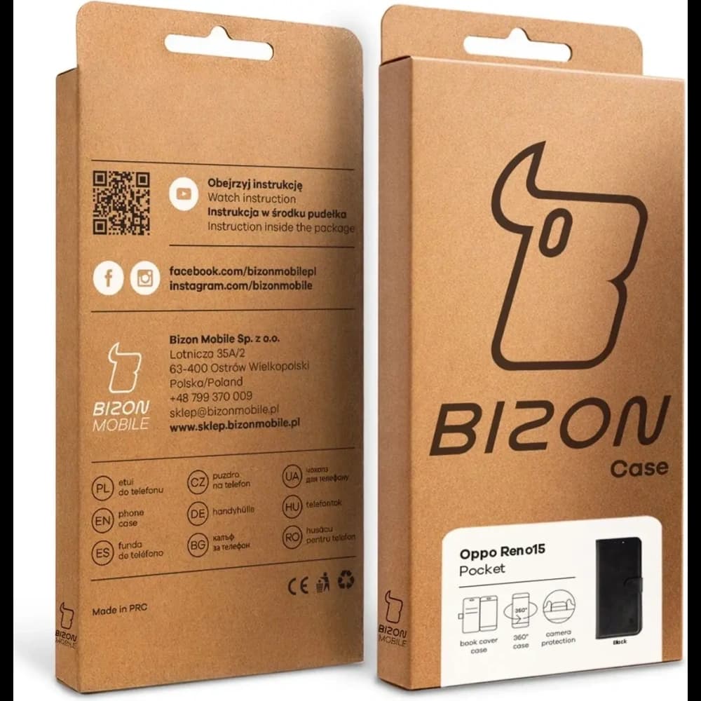Bizon Case Pocket Oppo Reno 15 negru - 7