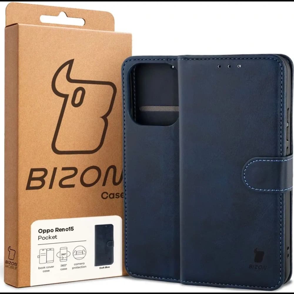 Bizon Case Pocket Oppo Reno 15 tengerészkék - 6