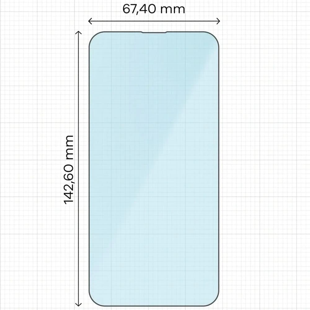 Bizon Smart Glass 2.5D Apple iPhone 17e / 16e / 14 / 13 Pro / 13 - 2