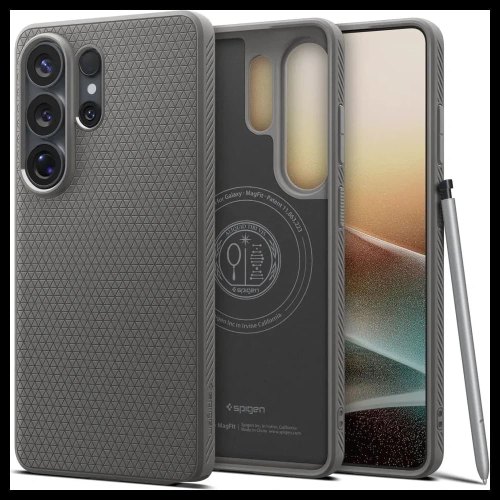 Spigen Liquid Air Mag MagSafe Samsung Galaxy S26 Ultra Marble Grey
 - 1