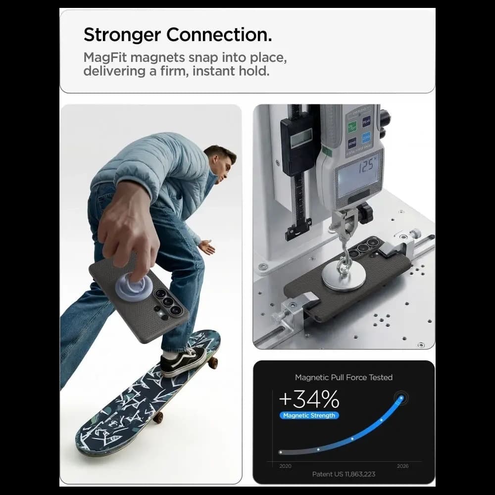 Spigen Liquid Air Mag MagSafe Samsung Galaxy S26 Ultra Marble Grey
 - 9