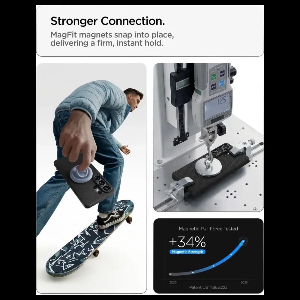 Spigen Liquid Air Mag MagSafe Samsung Galaxy S26 Ultra Negru Mat - 10