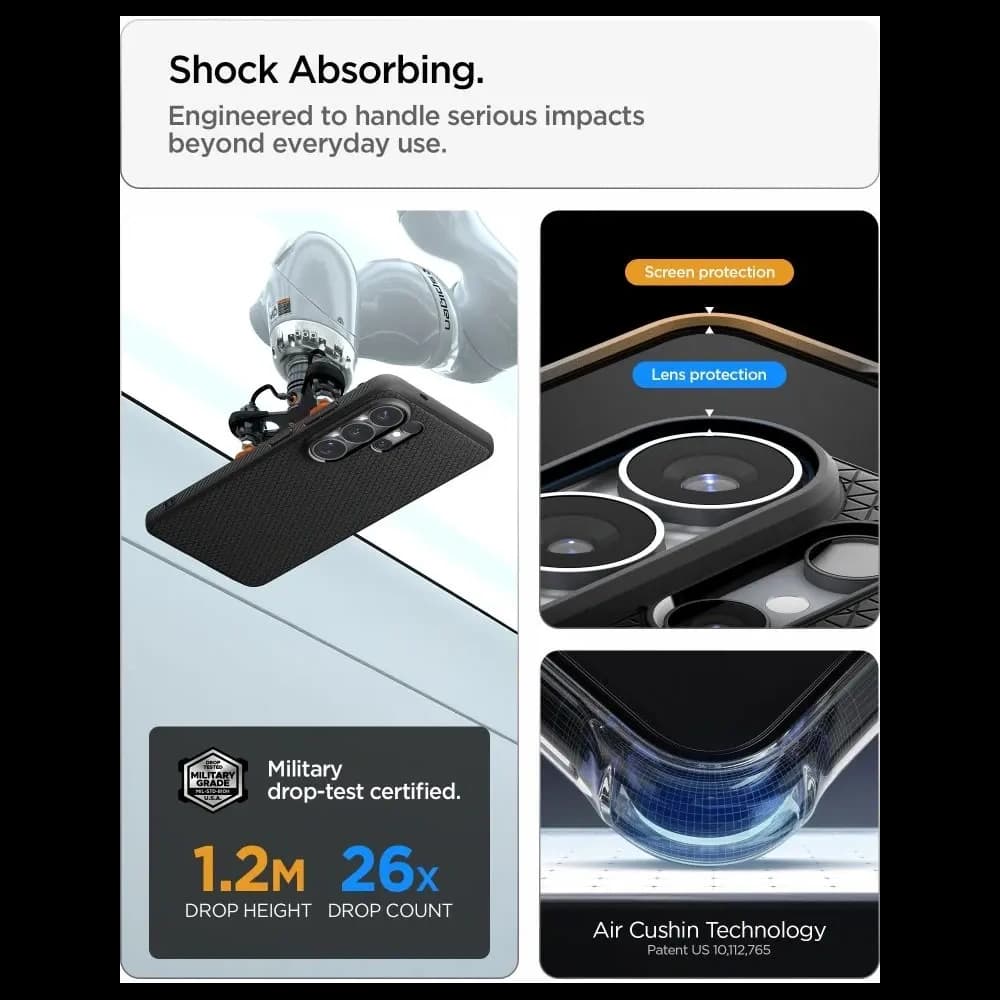 Spigen Liquid Air Mag MagSafe Samsung Galaxy S26 Ultra Negru Mat - 12