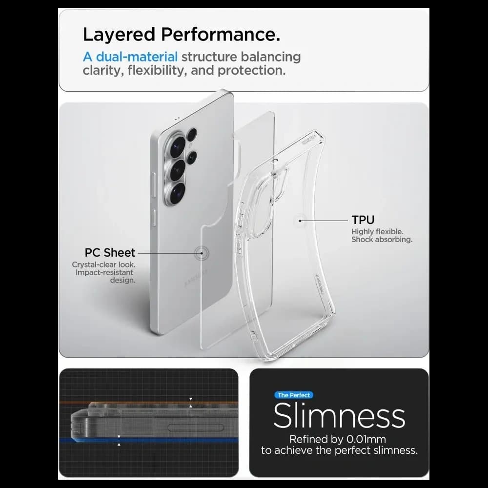 Spigen Ultra Hybrid Samsung Galaxy S26 Ultra Cristal Clar - 8