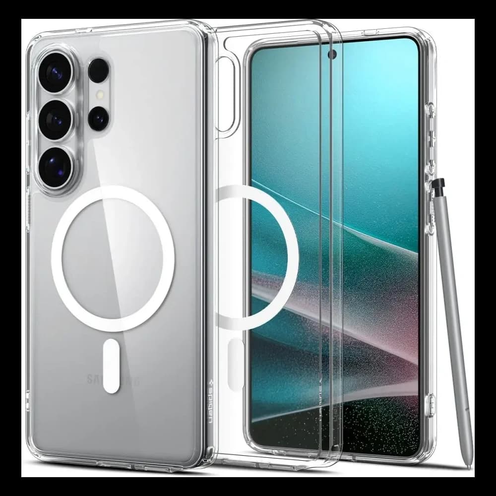 Spigen Ultra Hybrid Mag MagSafe Samsung Galaxy S26 Ultra Clear/white
 - 1