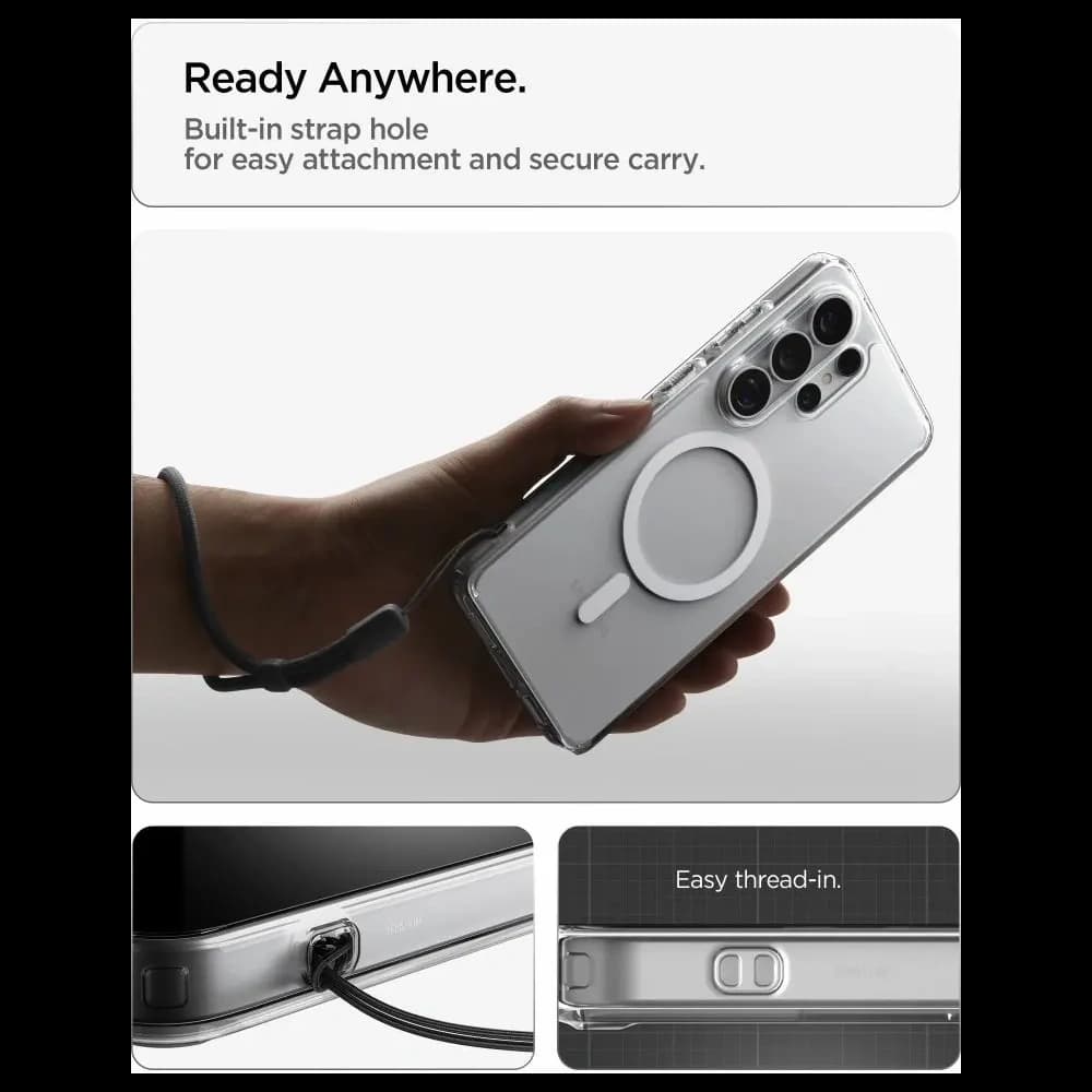 Spigen Ultra Hybrid Mag MagSafe Samsung Galaxy S26 Ultra Clear/white
 - 13