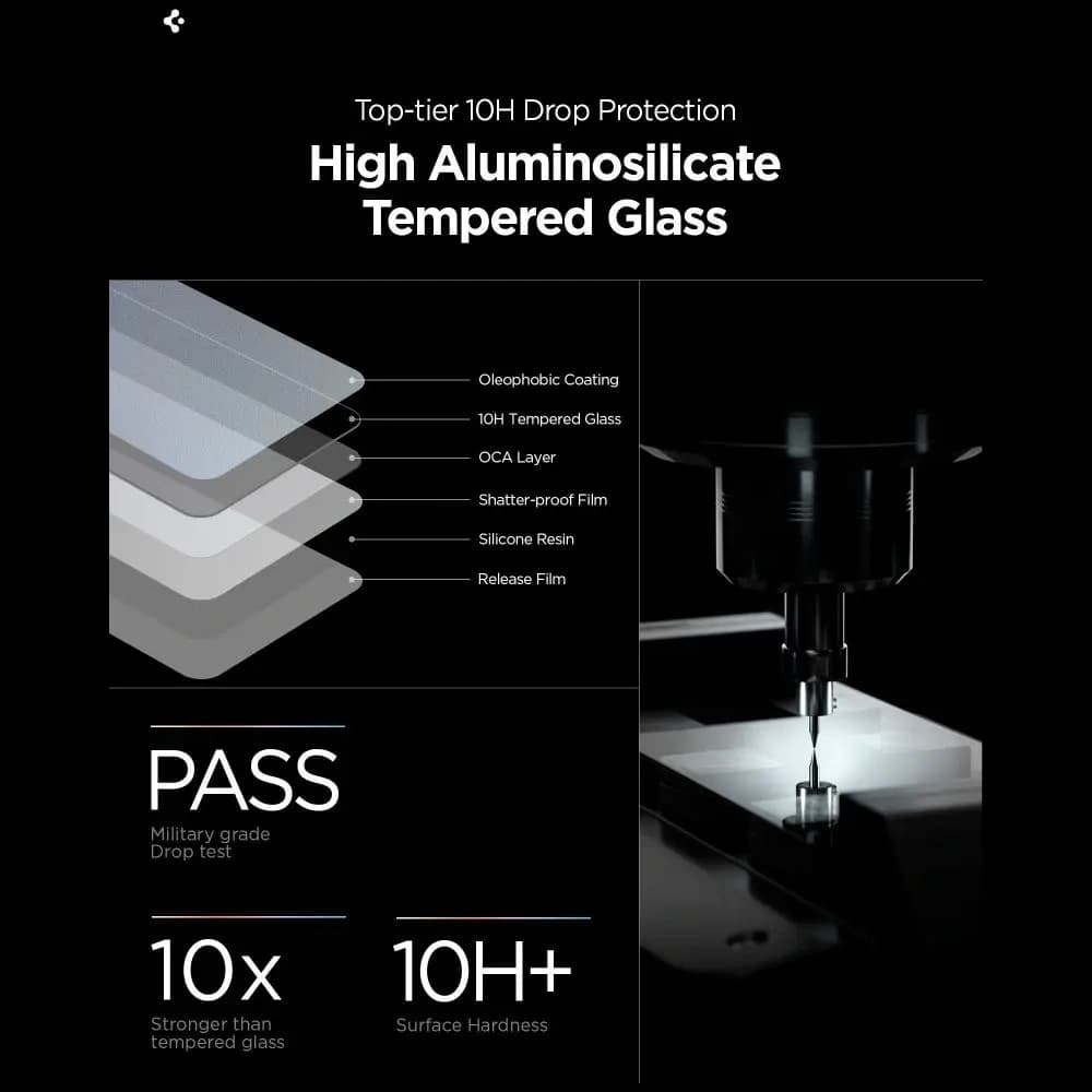 Spigen Glas.tr ez Fit Pro HD Samsung Galaxy S26 Ultra Clear
 - 8